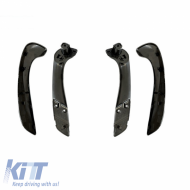 Door Handles (inside car) suitable for Renault Megane 3 09-17 / Fluence 09-15 Left & Right Front Door Set 4 Pcs Black
