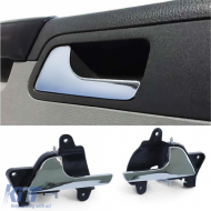 image-75-Door handles interior chrome pair left right for VW Bus T5 03-15