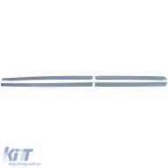 Door moldings bumper strips trim set 4-piece suitable for Audi A4 B6 8E 00-04-image-6239725