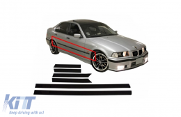 Door Moldings Strips suitable for BMW E36 3 Series Limousine Touring (1991-1998) Sport M3 Design