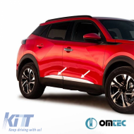 Door Strips Chrome suitable for Peugeot 2008 2020+ SUV P24