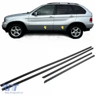 image-77-Door trims bumper strips decorative trim set 4-piece suitable for BMW X5 E53 99-06