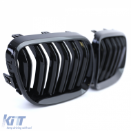 Doppelrippiger Nierengrill Performance Hochglanz Schwarz geeignet für BMW 3er E92 E93 2010-2013-image-6203169
