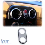Doppelschalterabdeckung aus Edelstahl, geeignet für Mazda MX5 NA 89-98-image-6190923