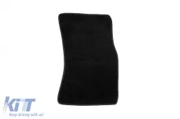 Doppelschicht-Teppichfußmatten geeignet für BMW 6er Reihe E63 Coupe 2004-2011, Set aus 4 Stück, schwarz-image-6239780