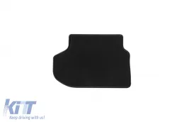 Doppelschicht Teppichfußmatten geeignet für BMW 5er Reihe F10 Limousine, F11 Touring 2013-2017, Set aus 4 Stück, schwarz-image-6240533