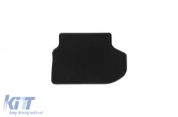 Doppelschicht Teppichfußmatten geeignet für BMW 5er Reihe F10 Limousine, F11 Touring 2013-2017, Set aus 4 Stück, schwarz-image-6240534