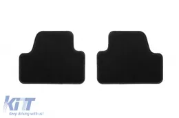 Doppelschicht-Teppichfußmatten geeignet für BMW 4er Reihe F33 Cabrio nach 2014, Set aus 4 Stück, schwarz-image-6240540