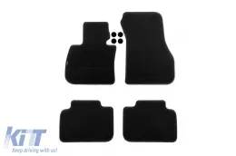 image-52-Doppelschicht-Teppichfußmatten geeignet für BMW X1 F48 nach 2015 X-Drive, X2 F39 nach 2018, Set aus 4 Stück, schwarz