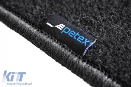 image-21-Doppelschicht-Teppichfußmatten geeignet für Kia Ceed, Pro Ceed 2009-2012, aus Rex-Gewebe, Set von 4 Stück, schwarz