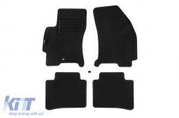 image-20-Doppelschicht-Teppichfußmatten geeignet für Ford Mondeo 2000-2007, aus Rex-Stoff, Set mit 4 Stück, schwarz