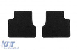 Doppelschicht-Teppichfußmatten geeignet für Jeep Cherokee KL nach 2014, Set aus 4 Stück, schwarz-image-6240151