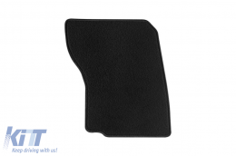 Doppelschicht-Teppichfußmatten geeignet für Mitsubishi ASX 2010-2022 von Petex, Rex-Gewebe, Set aus 4 Stück, schwarz-image-6240187