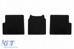 Doppelschicht-Teppichfußmatten geeignet für Mercedes G Klasse W463 2000-2018 mit langem Radstand, Set aus 5 Teilen, schwarz-image-6240619
