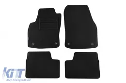 image-14-Doppelschicht-Teppichfußmatten geeignet für Opel Astra H 2004-2011, aus Rex-Gewebe, Set von 4 Stück, schwarz