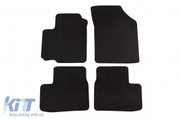 image-27-Doppelschicht-Teppichfußmatten geeignet für Suzuki Swift 2005-2010, 3-5 Türen, Set mit 4 Stück, schwarz