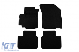 image-28-Doppelschicht-Teppichfußmatten geeignet für Suzuki SX4 2006-2014, aus Rex-Gewebe, Set von 4 Stück, schwarz