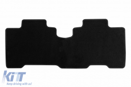 Doppelschicht-Teppichfußmatten geeignet für Toyota Verso S 2011-2017, aus Rex-Gewebe, Set von 3 Stück, schwarz-image-6240743