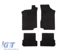 image-43-Doppelschicht-Teppichfußmatten geeignet für Volkswagen Golf II, Jetta 1983-1991, aus Rex-Gewebe, Set von 4 Stück, schwarz