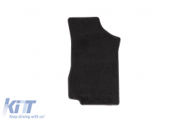 Doppelschicht-Teppichfußmatten geeignet für Volkswagen Golf II, Jetta 1983-1991, aus Rex-Gewebe, Set von 4 Stück, schwarz-image-6240788
