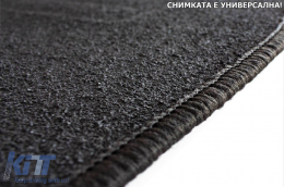 Doppelschicht-Teppichfußmatten geeignet für Hyundai i30, i30 CW 2007-2009, aus Rex-Stoff, Set mit 4 Stück, schwarz-image-6240811