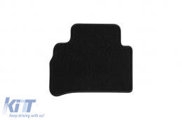 Doppelschicht-Teppichfußmatten geeignet für Suzuki Vitara nach 2015, aus Rex-Gewebe, Set mit 4 Stück, schwarz-image-6240977