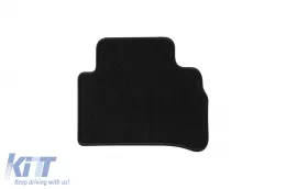Doppelschicht-Teppichfußmatten geeignet für Suzuki Vitara nach 2015, aus Rex-Gewebe, Set mit 4 Stück, schwarz-image-6240978