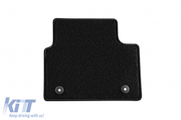 Doppelschicht-Teppichfußmatten geeignet für Opel Insignia Limousine, Kombi 2013-2017, Set von 4 Stück, schwarz-image-6241106
