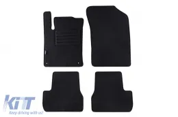 image-70-Doppelschicht-Teppichfußmatten von Petex, Rex-Stoff geeignet für Citroen C3 2009-2016, DS3 2010-2019, DS3 Cabrio 2013-2019, Set aus 4 Stück, schwarz