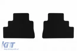 Doppelschicht-Teppichfußmatten von Petex, Rex-Stoff geeignet für Opel Antara 2006-2017, Set von 4 Stück, schwarz-image-6240906