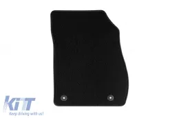 Doppelschicht-Teppichfußmatten von Petex, Rex-Stoff geeignet für Opel Zafira C 2012-2019, 5-7 Sitze, Set mit 4 Stück, schwarz-image-6240923