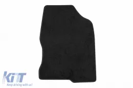 Doppelschichtige Teppichfußmatten geeignet für Toyota Prius 2004-2009, aus Rex-Gewebe, Set von 4 Stück, schwarz-image-6240406