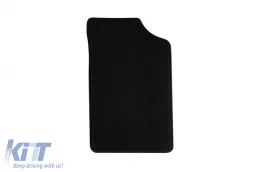 Doppelschichtige Teppichfußmatten von Petex, Rex-Gewebe geeignet für Citroen Xsara 2000-2006, Set aus 4 Stück, schwarz-image-6239842
