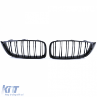 Doppelslat-Kühlergrill Performance Hochglanz Schwarz geeignet für BMW 4er F32 F33 F36 F82 F83-image-6206413
