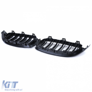 Doppelslat-Kühlergrill Performance Hochglanz Schwarz geeignet für BMW 4er F32 F33 F36 F82 F83-image-6206416