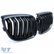 Doppelslatten Nierengrill Performance glänzend schwarz geeignet für BMW 3er E92 E93 2006-2010-image-6196976