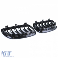 Doppelslatten Nierengrill Performance glänzend schwarz geeignet für BMW 3er E92 E93 2006-2010-image-6196979