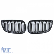 Doppelslatten Nierengrill Performance glänzend schwarz geeignet für BMW 3er E92 E93 2006-2010-image-6196981
