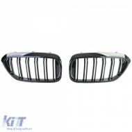 Doppelslatten-Nierengrill Performance glänzend schwarz geeignet für BMW 5er G30 G31 2017-2020-image-6200964