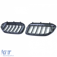 Doppelslatten-Nierengrill Performance glänzend schwarz geeignet für BMW 5er G30 G31 2017-2020-image-6200966