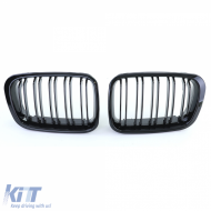 Doppelslatten-Nierengrill Performance in Hochglanzschwarz geeignet für BMW 3er E46 1998-2001-image-6207196