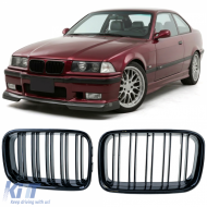 image-35-Doppelsteg-Nierengrill Performance glänzend geeignet für BMW 3er E36 Vorfacelift 90-96