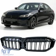 image-11-Doppelsteg-Nierengrill Performance Gloss Black, geeignet für BMW 3er G20 G21 LCI ab 2022
