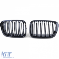 Doppelsteg-Performance-Glanzgrill geeignet für BMW 3er E46 Limousine Touring 98-01-image-6202349