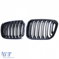 Doppelsteg-Performance-Glanzgrill geeignet für BMW 3er E46 Limousine Touring 98-01-image-6202350
