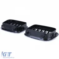 Doppelsteg-Performance-Glanzgrill geeignet für BMW 3er E46 Limousine Touring 98-01-image-6202355