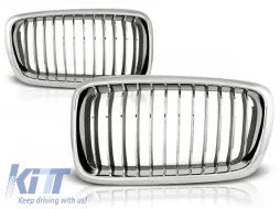 image-55-Doppelt gerippte Chrom-Nieren geeignet für BMW 7er Serie E38 Touring 06.1994-07.2001