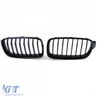 Doppelte Nierengrill Performance Glänzend Schwarz geeignet für BMW 3er F30 F31 2011-2019-image-6192852