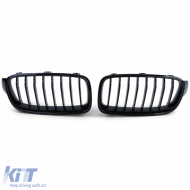Doppelte Nierengrill Performance Glänzend Schwarz geeignet für BMW 3er F30 F31 2011-2019-image-6192855