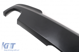 Doppio diffusore d'aria per BMW F10 F11 Non-LCI LCI 11-17 M-Technik 550i Look-image-6026732